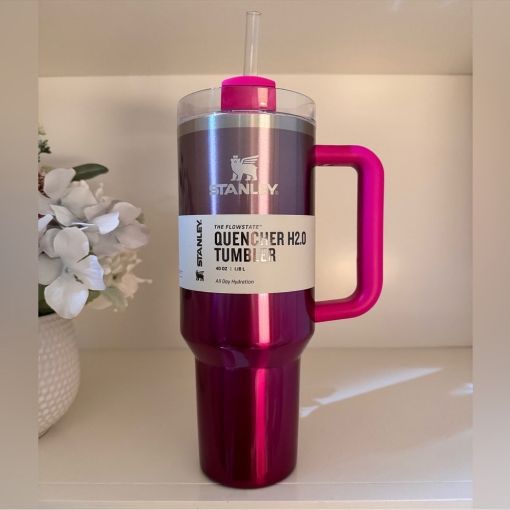 🎉LAST PIECES🎉Stanley 40‎ oz. Quencher H2.0 FlowState Tumbler Camelia Gradient